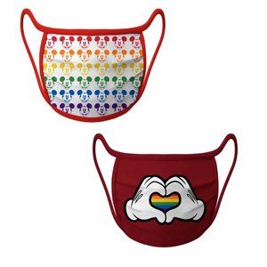 Disney Rainbow Mickey Cloth Mask Set Youth Small